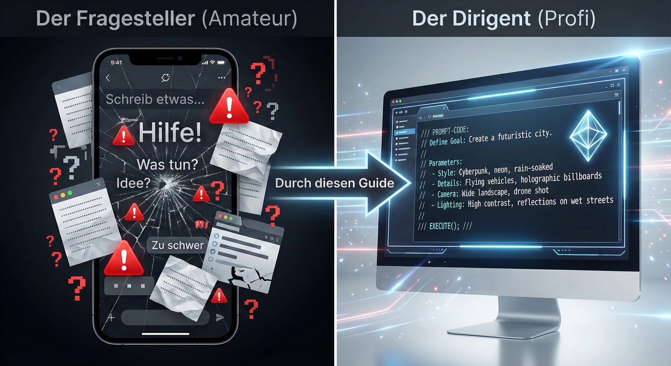 Fragesteller vs Dirigent